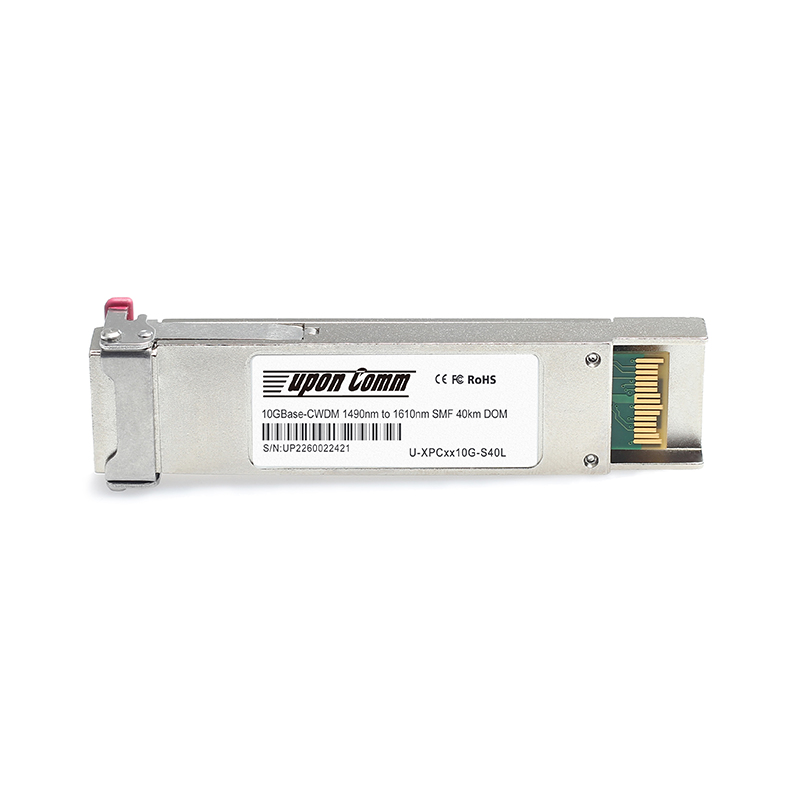 10GBase-CWDM 1490nm to 1610nm SMF 40km DOM XFP Optical Transceiver